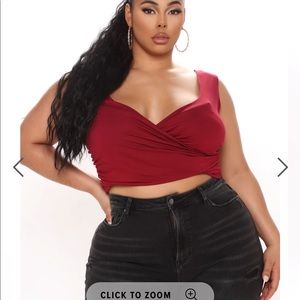 Fashion nova surplice top